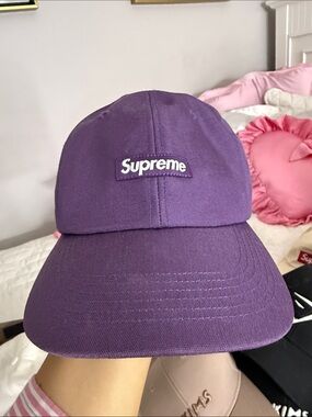 Supreme Purple Box Logo Cap